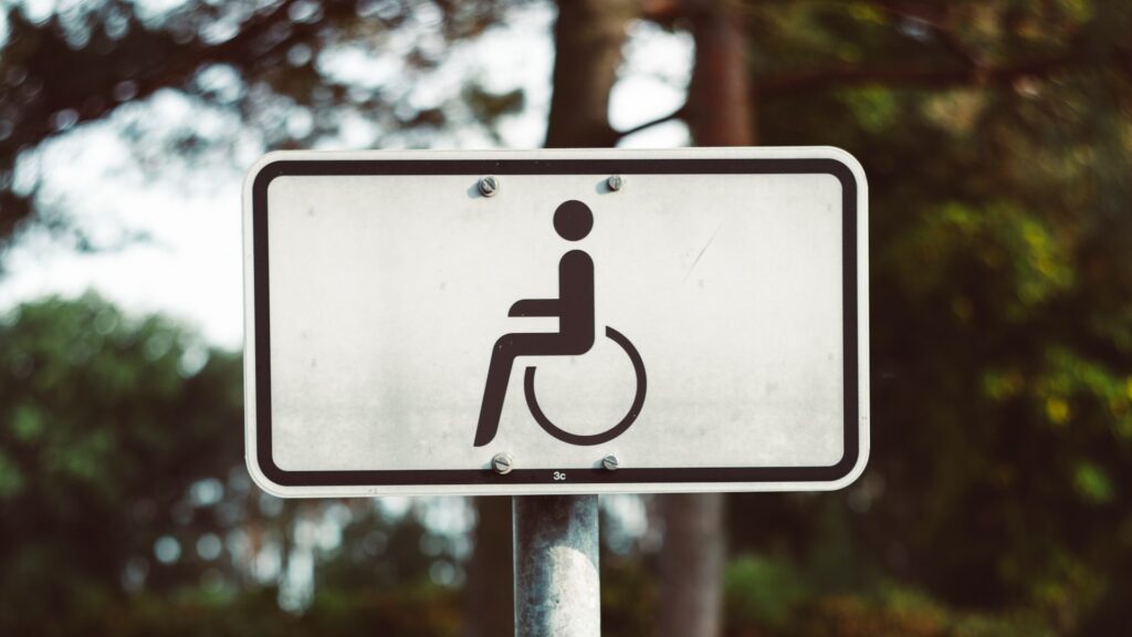 parking samochodów dla osoby niepełnosprawnej
